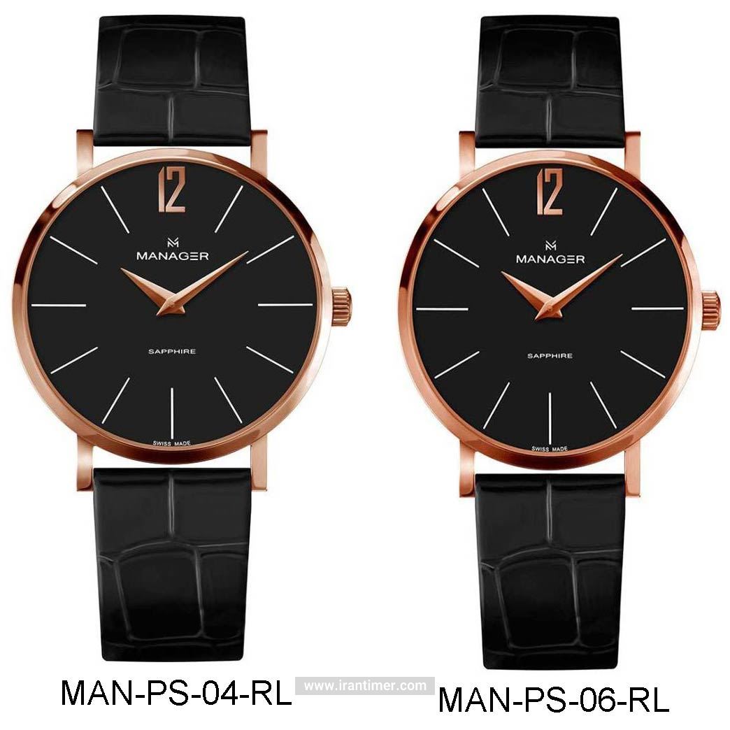 قیمت و خرید ساعت مچی مردانه منیجر(MANAGER) مدل MAN-PS-04-RL کلاسیک | اورجینال و اصلی
