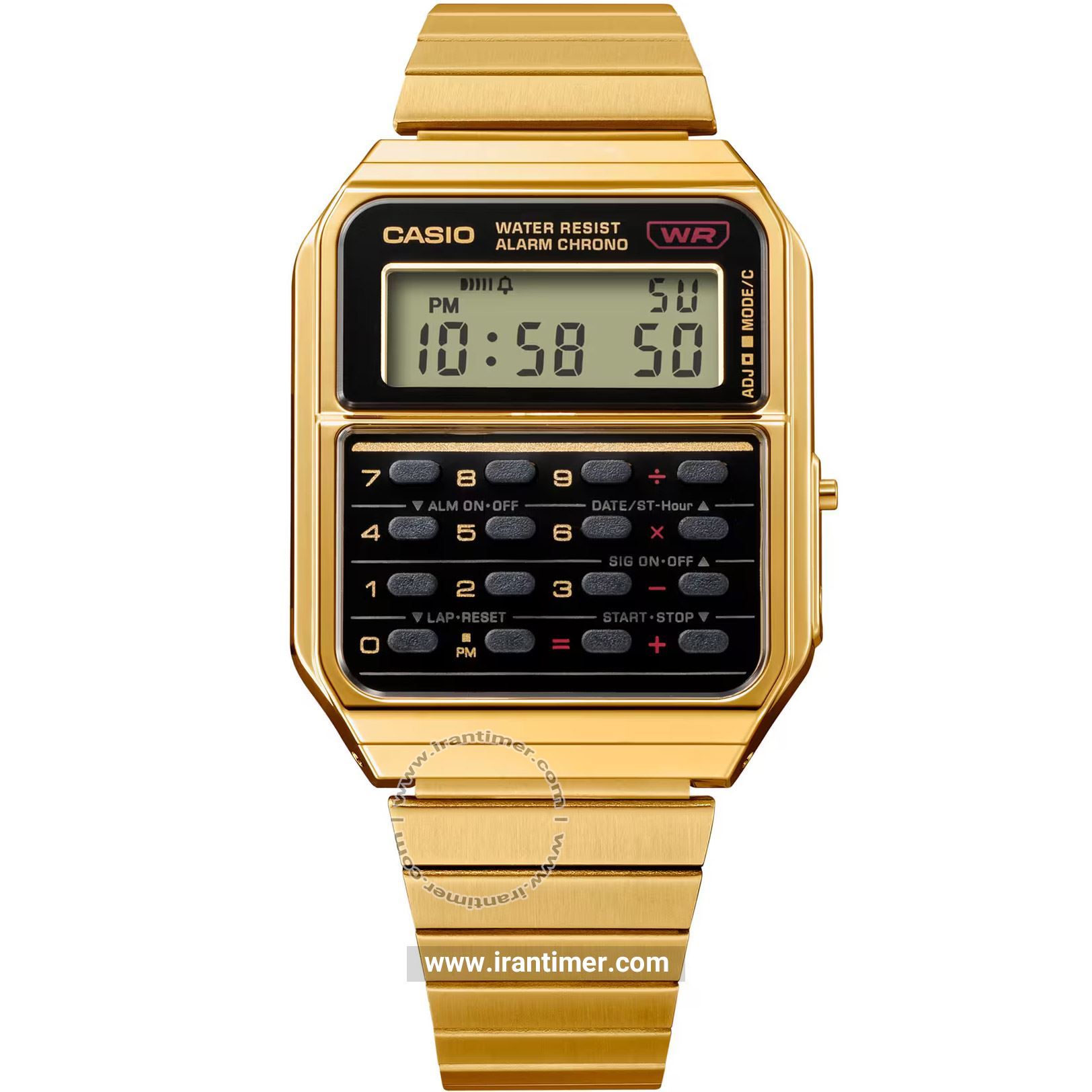 قیمت و خرید ساعت مچی مردانه زنانه کاسیو (CASIO) جنرال مدل CA-500WEG-1ADF کلاسیک | اورجینال و اصلی