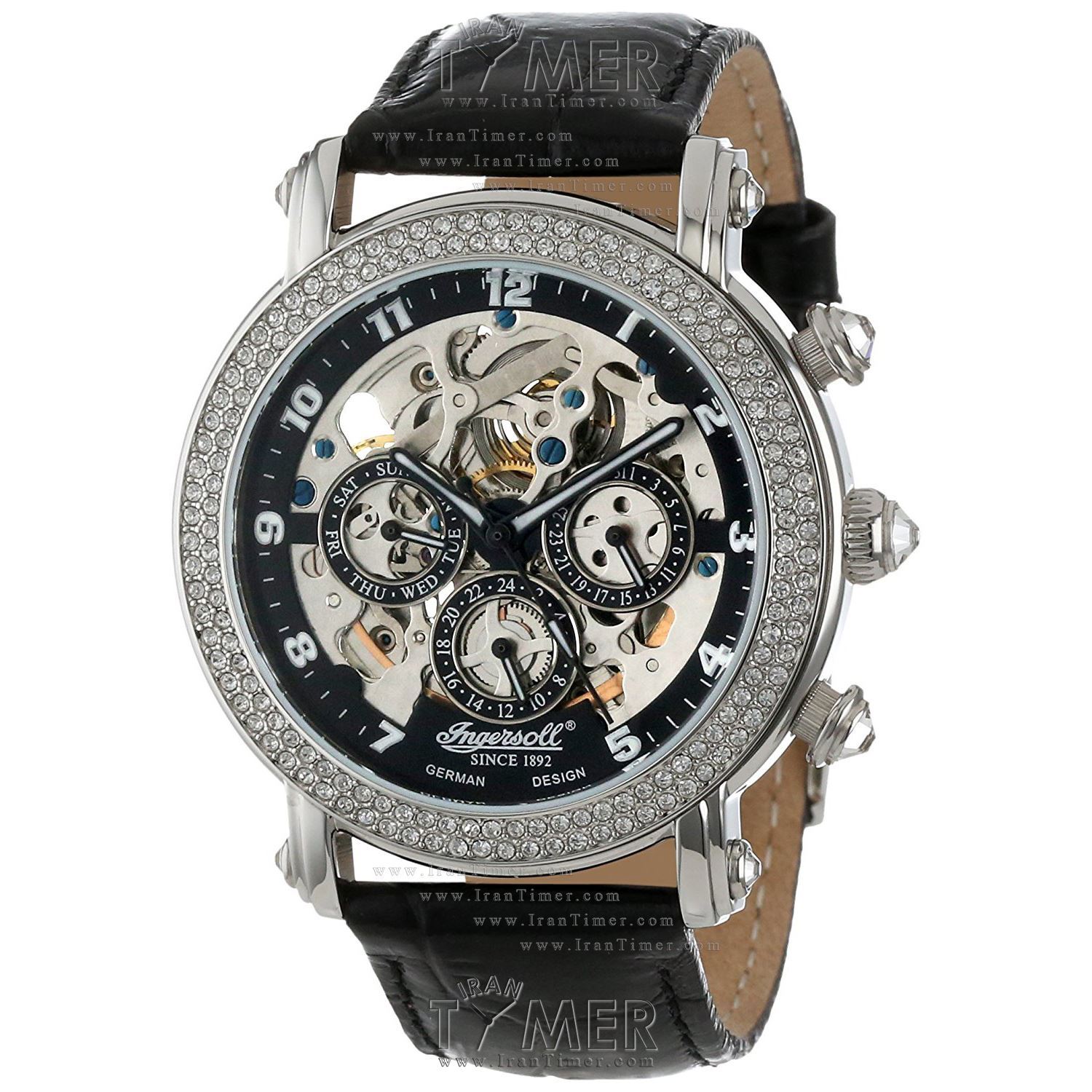 قیمت و خرید ساعت مچی زنانه اینگرسول(INGERSOLL) مدل IN7202BK فشن | اورجینال و اصلی