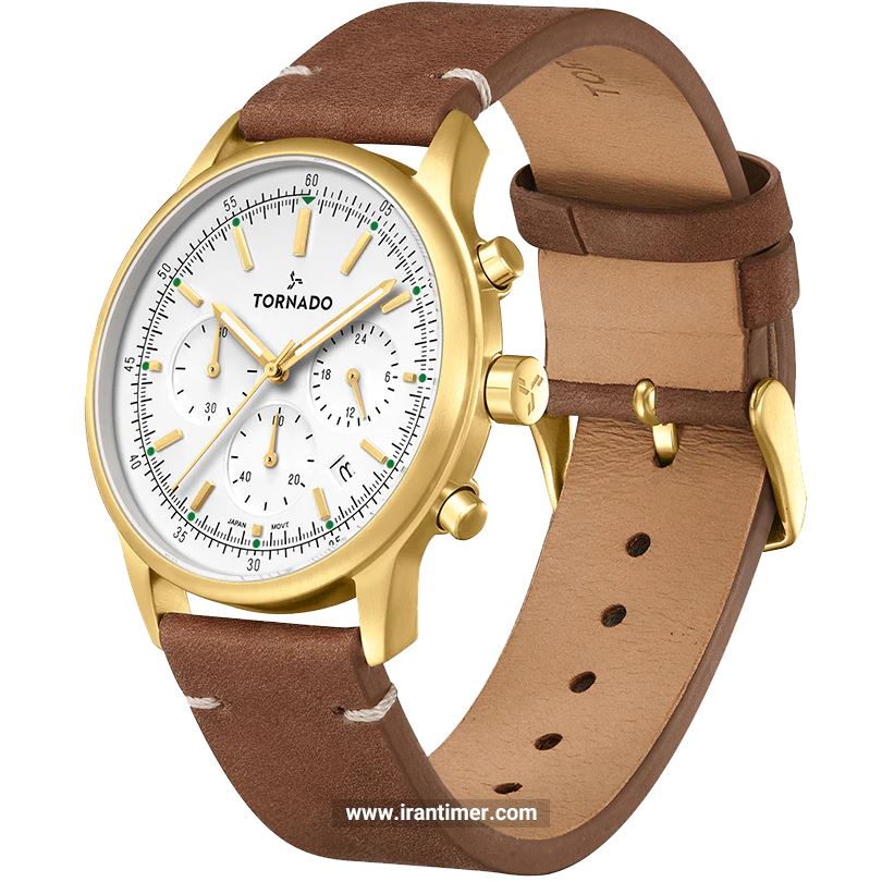 قیمت و خرید ساعت مچی مردانه تورنادو(Tornado) مدل T24108-GLDW کلاسیک | اورجینال و اصلی