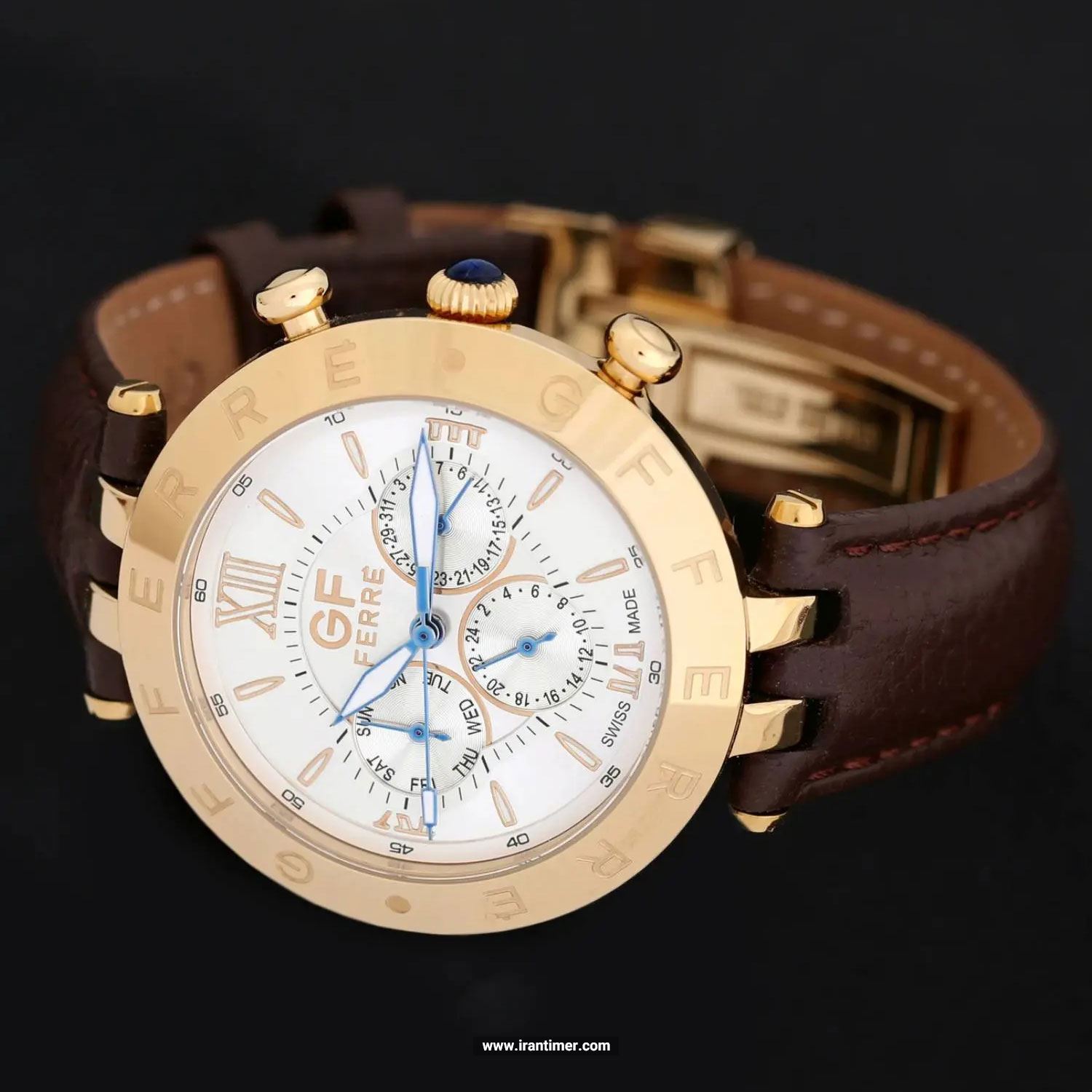 قیمت و خرید ساعت مچی مردانه جی اف فره(GF FERRE) مدل GF.BR6215 کلاسیک | اورجینال و اصلی