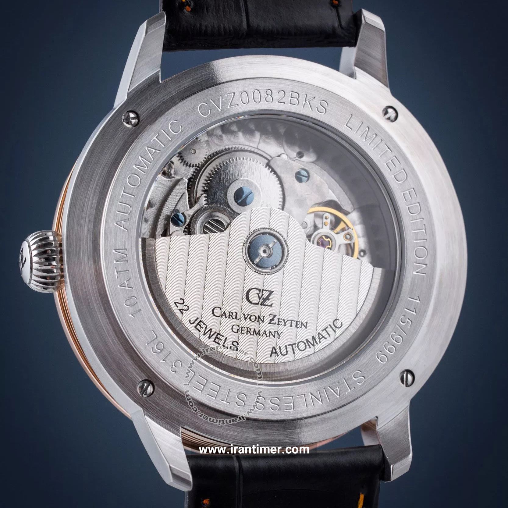 قیمت و خرید ساعت مچی مردانه کارل ون زیتن(CARL VON ZEYTEN) مدل CVZ0082BKS کلاسیک | اورجینال و اصلی