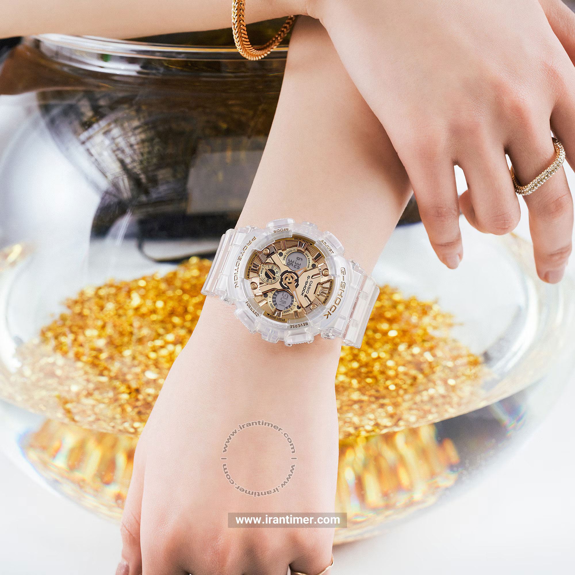 قیمت و خرید ساعت مچی زنانه کاسیو (CASIO) مدل GMA-S120SG-7ADR اسپرت | اورجینال و اصلی