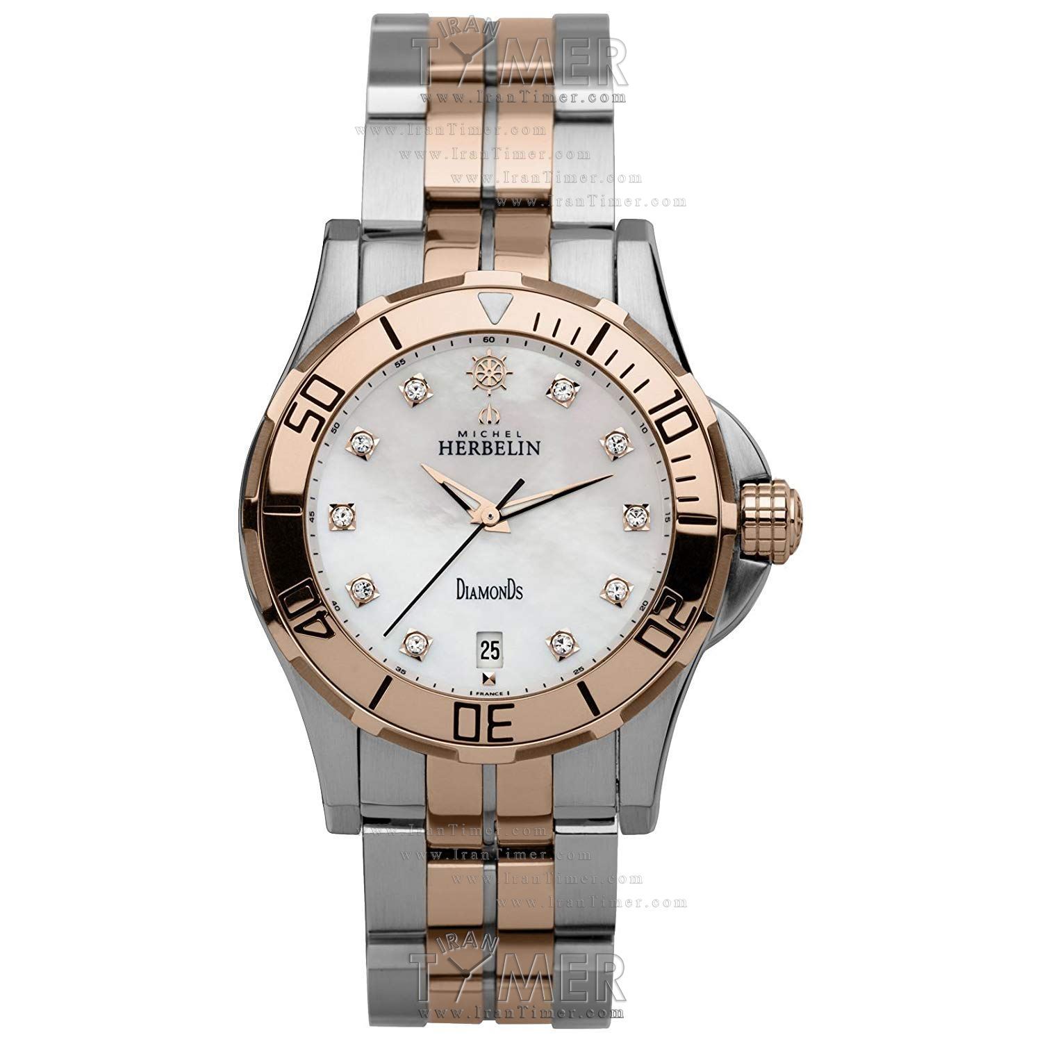 قیمت و خرید ساعت مچی زنانه مایکل هربلین(MICHEL HERBELIN) مدل 12591T5R89B فشن اسپرت | اورجینال و اصلی