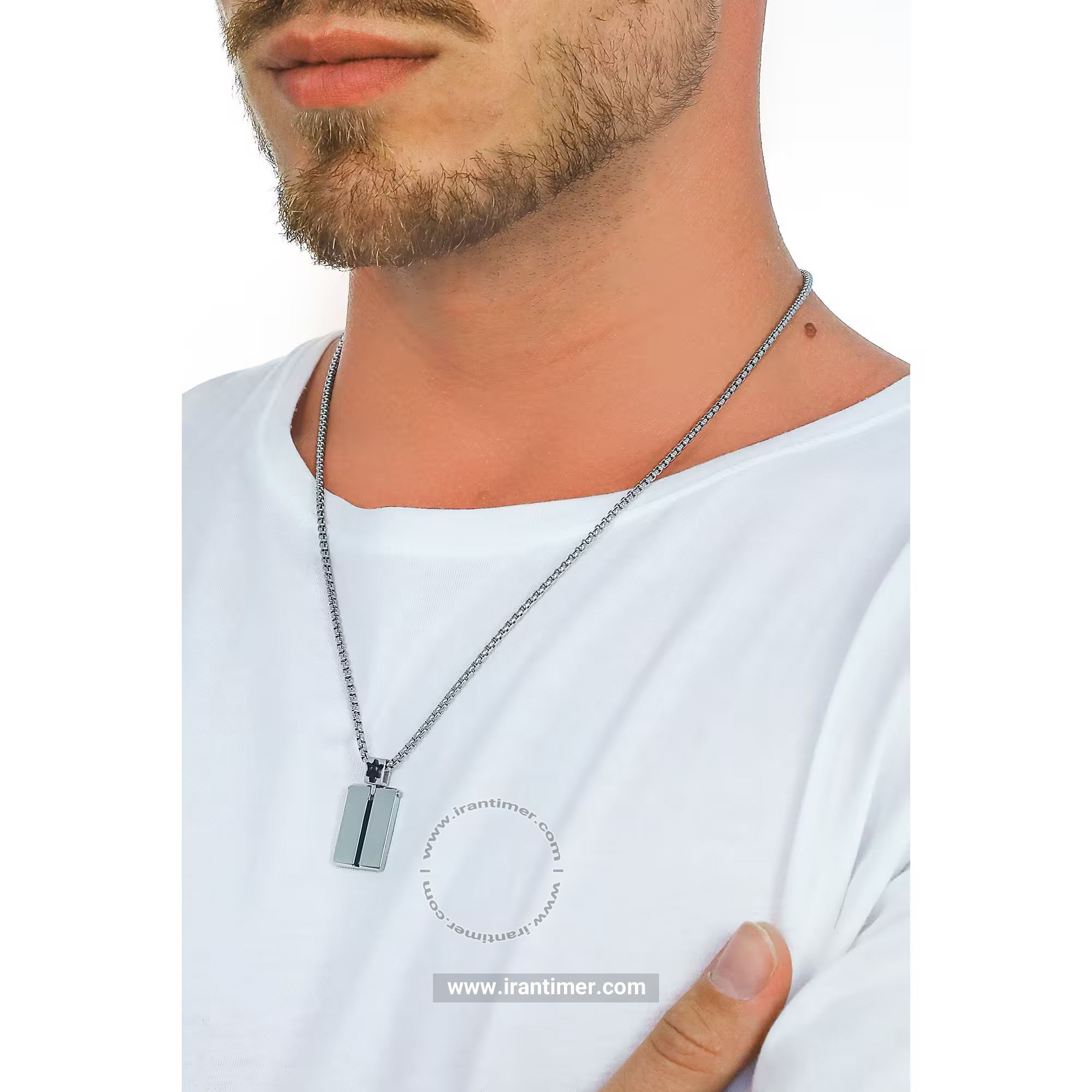 قیمت و خرید گردنبند مردانه مازراتی(MASERATI) مدل JM121ATK07 کلاسیک | اورجینال و اصلی