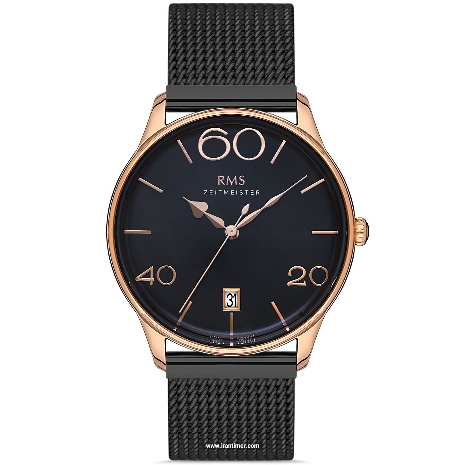 قیمت و خرید ساعت مچی مردانه آر ام اس زیمستر(RMS ZEITMEISTER) مدل RMS.1.AG1481.05 کلاسیک | اورجینال و اصلی