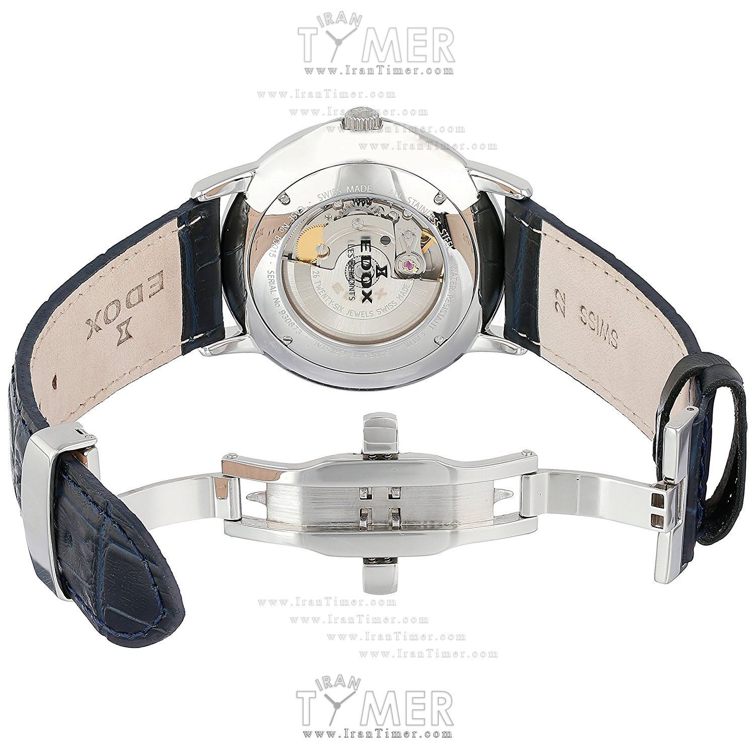 قیمت و خرید ساعت مچی مردانه ادُکس(EDOX) مدل 830123BUIN کلاسیک | اورجینال و اصلی