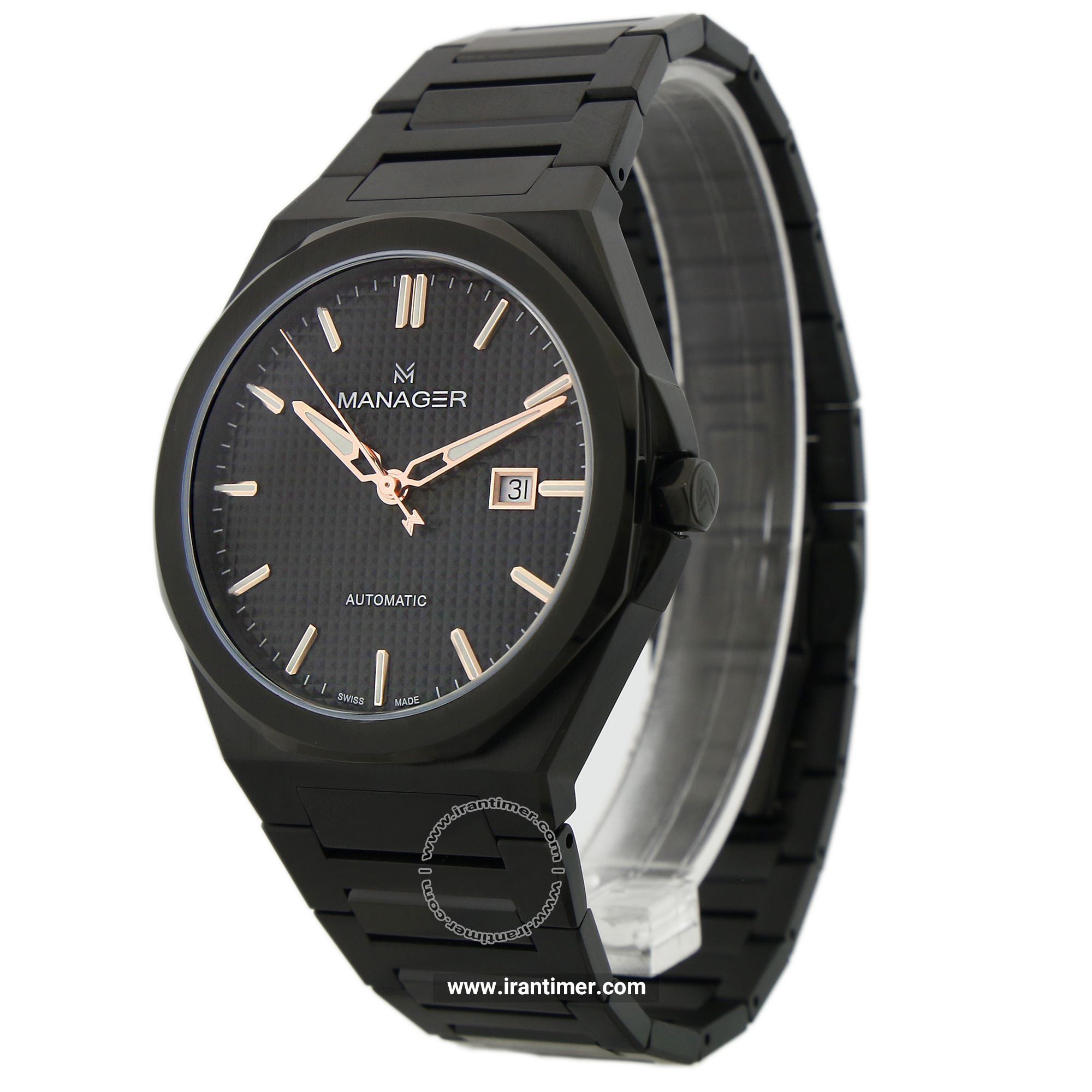 قیمت و خرید ساعت مچی مردانه منیجر(MANAGER) مدل MAN-RA-111-NM کلاسیک | اورجینال و اصلی