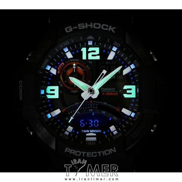 قیمت و خرید ساعت مچی مردانه کاسیو (CASIO) جی شاک مدل GA-1000-2BDR اسپرت | اورجینال و اصلی