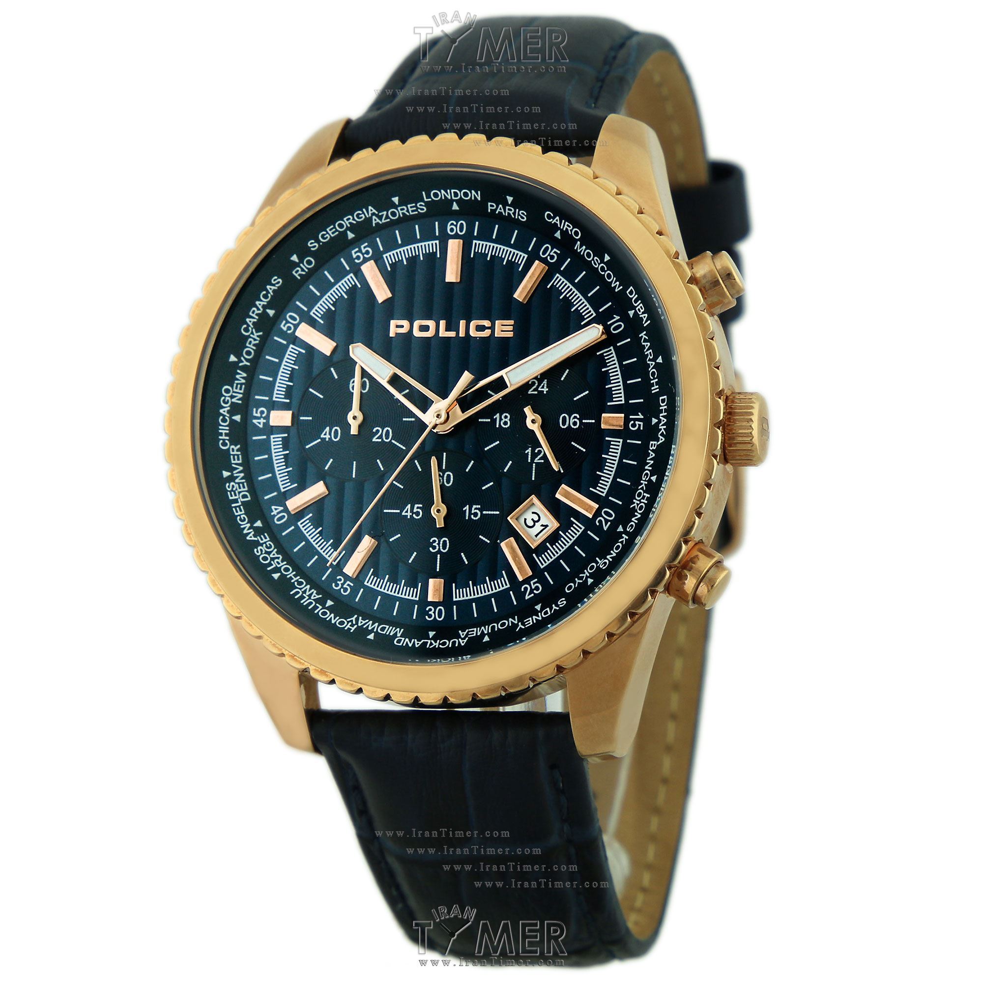 قیمت و خرید ساعت مچی مردانه پلیس(POLICE) مدل P14732JSR-03 کلاسیک اسپرت | اورجینال و اصلی