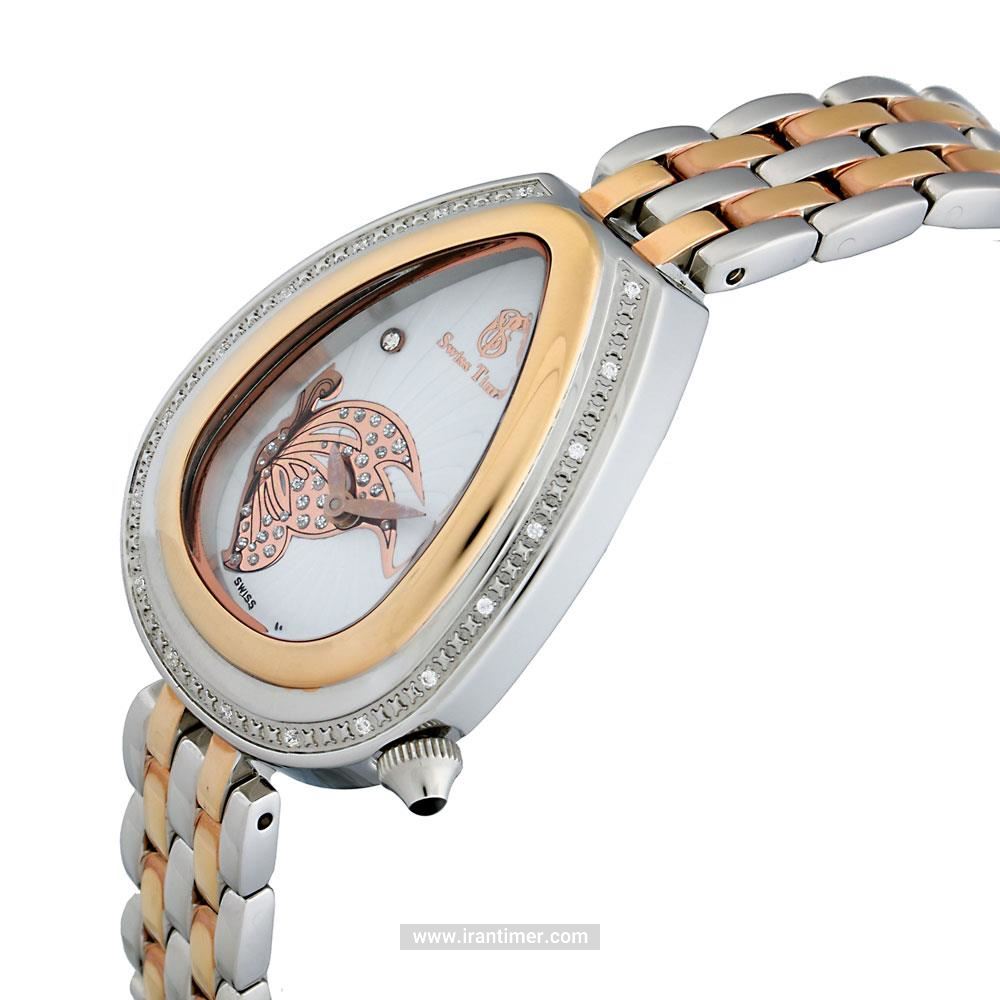 قیمت و خرید ساعت مچی زنانه سوئیس تایم(SWISS TIME) مدل ST 380-TTRG/Wh فشن | اورجینال و اصلی