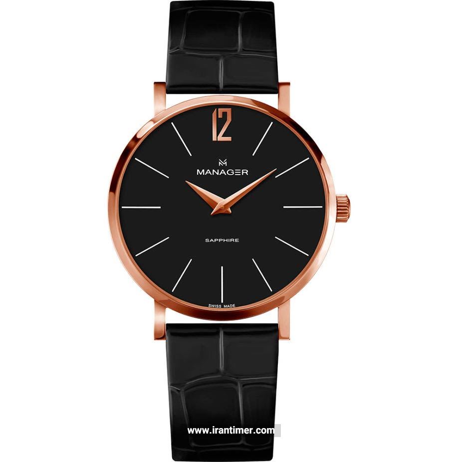 قیمت و خرید ساعت مچی زنانه منیجر(MANAGER) مدل MAN-PS-06-RL کلاسیک | اورجینال و اصلی