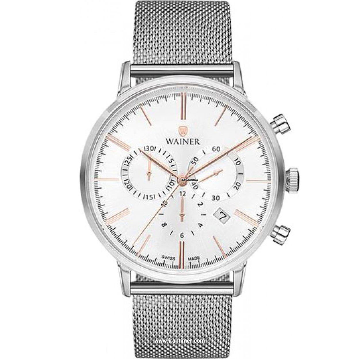 قیمت و خرید ساعت مچی مردانه واینر(WAINER) مدل WA.19222-C کلاسیک | اورجینال و اصلی