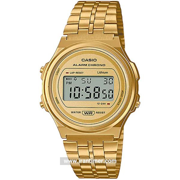 قیمت و خرید ساعت مچی مردانه زنانه کاسیو (CASIO) جنرال مدل A171WEG-9ADF کلاسیک | اورجینال و اصلی