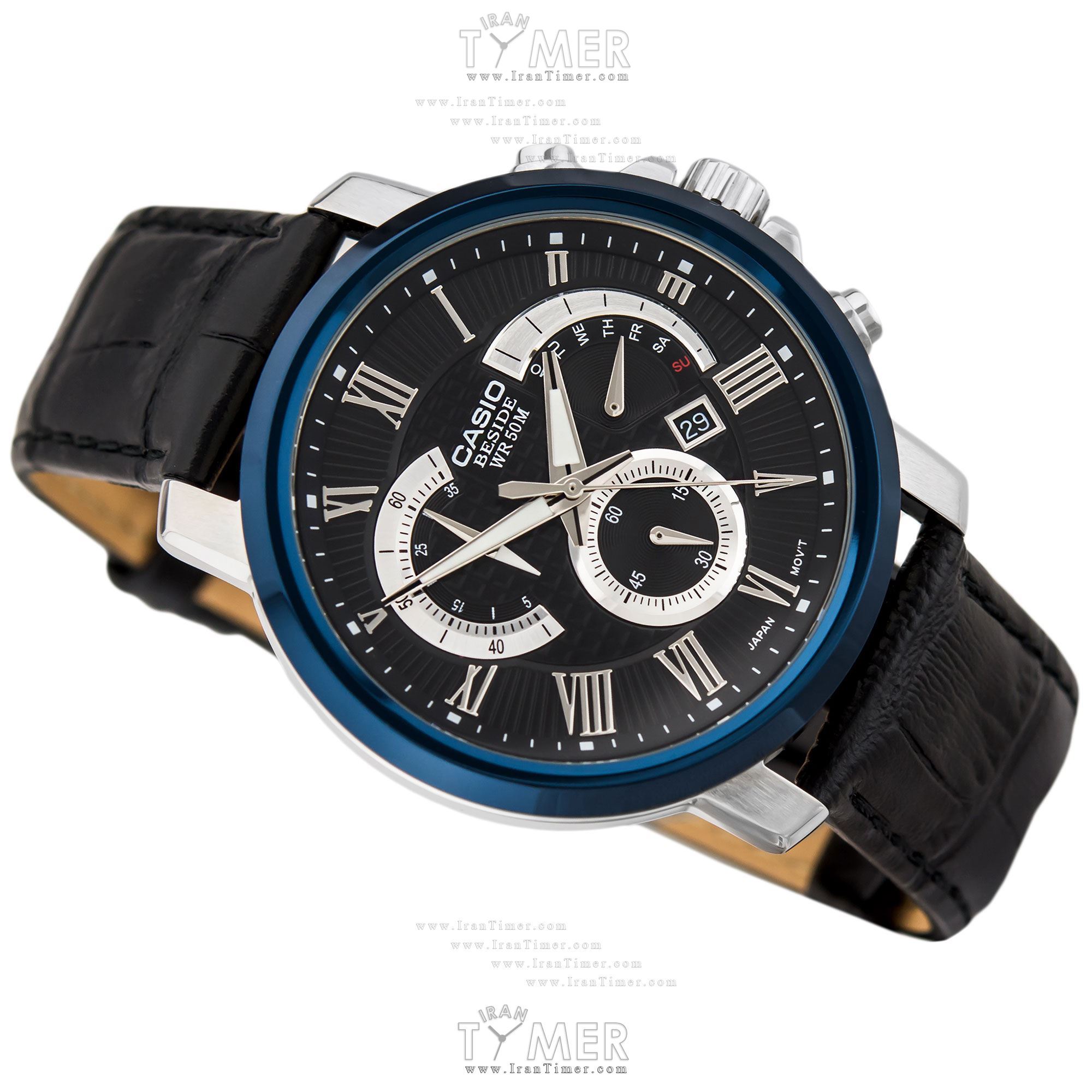 قیمت و خرید ساعت مچی مردانه کاسیو (CASIO) بی ساید مدل BEM-520BUL-1AVDF کلاسیک | اورجینال و اصلی