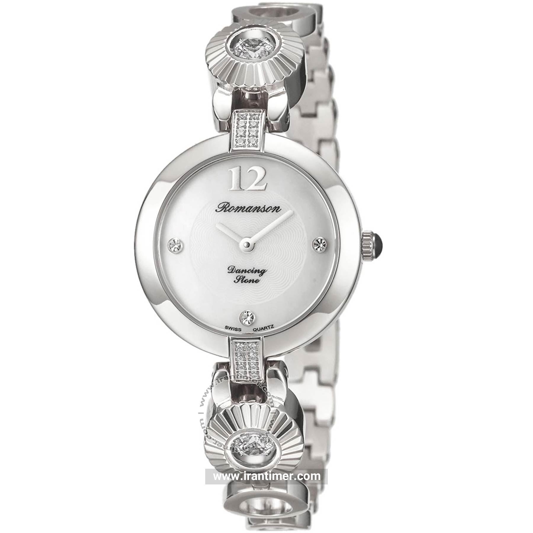 قیمت و خرید ساعت مچی زنانه رومانسون(ROMANSON) مدل RM8A05QLWWM1R1-W فشن | اورجینال و اصلی