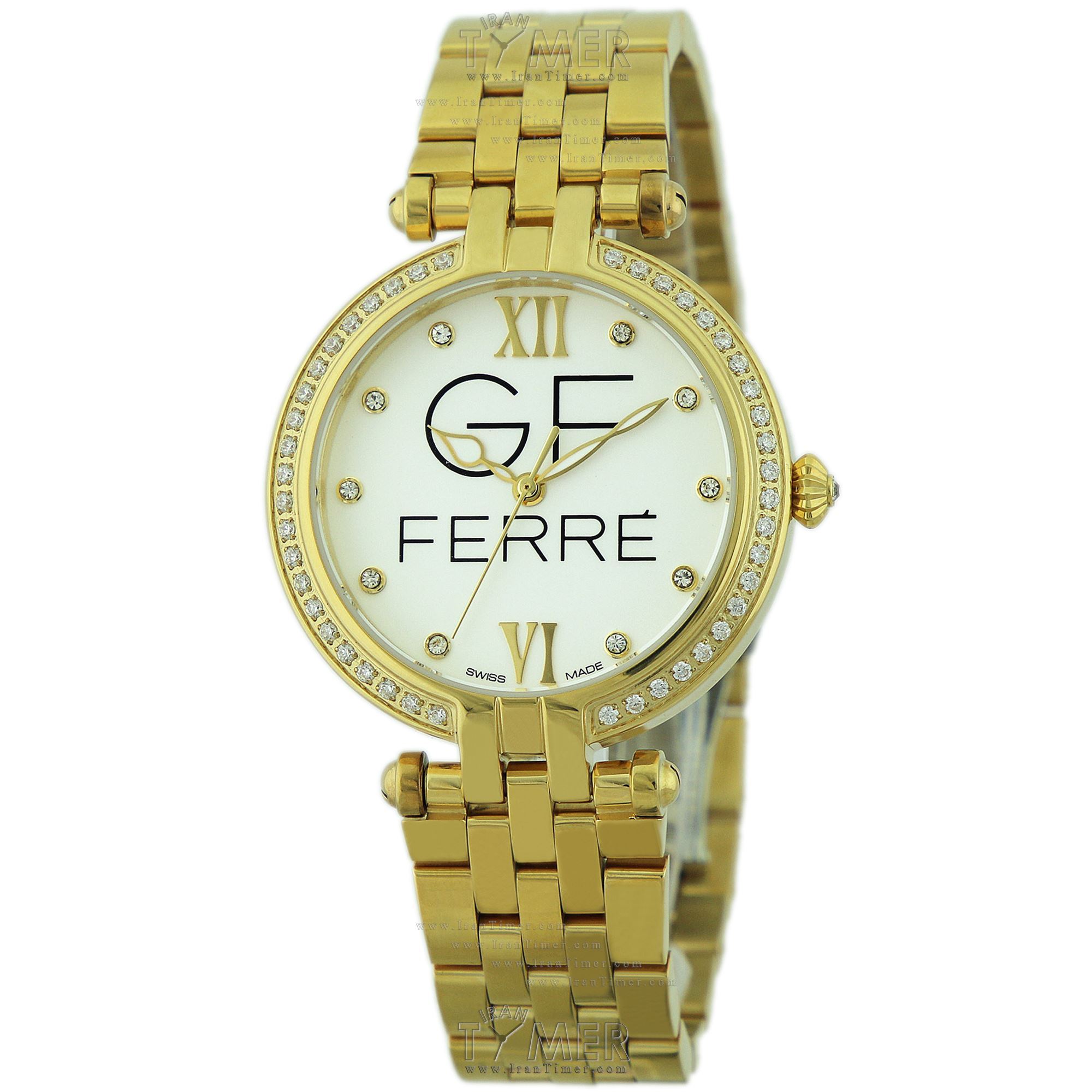 قیمت و خرید ساعت مچی زنانه جی اف فره(GF FERRE) مدل GF.GP207.1 کلاسیک فشن | اورجینال و اصلی