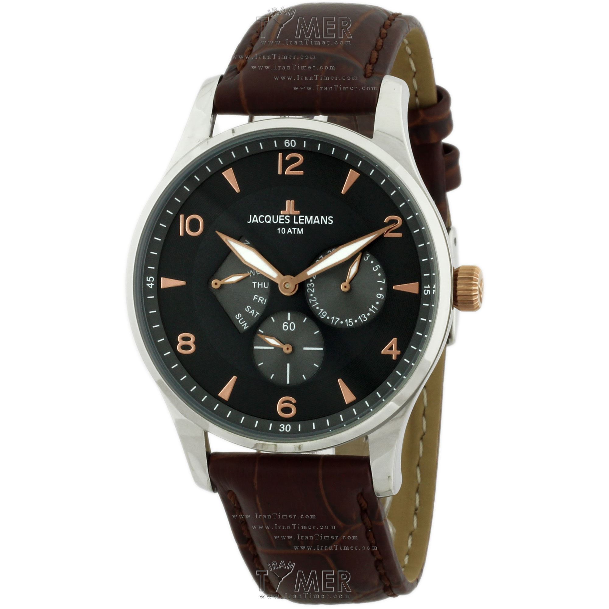 قیمت و خرید ساعت مچی مردانه ژاک لمن(JACQUES LEMANS) مدل 1-1827D کلاسیک | اورجینال و اصلی