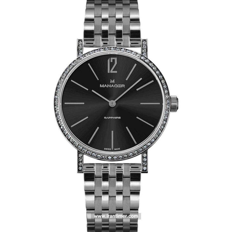 قیمت و خرید ساعت مچی زنانه منیجر(MANAGER) مدل MAN-PA-01-SM فشن | اورجینال و اصلی
