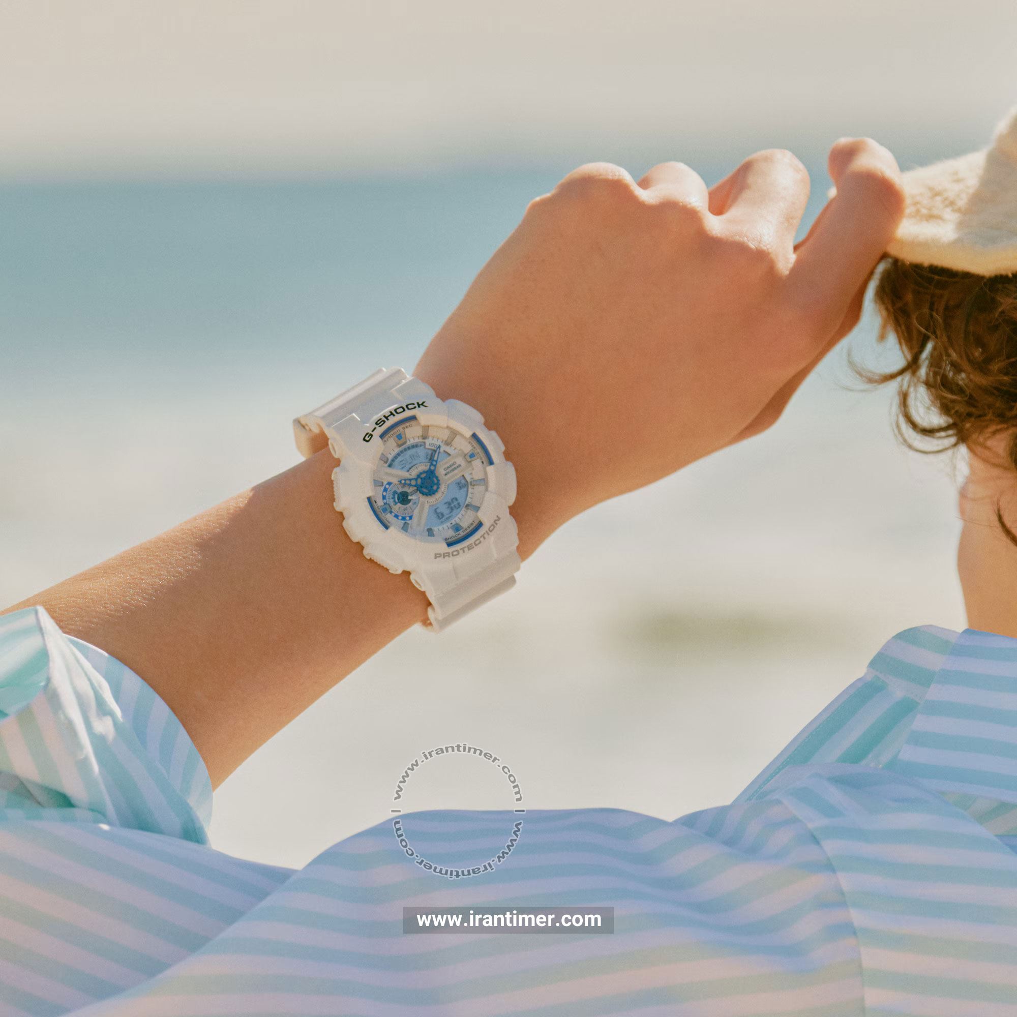 قیمت و خرید ساعت مچی مردانه کاسیو (CASIO) جی شاک مدل GA-110HDS-7ADR اسپرت | اورجینال و اصلی