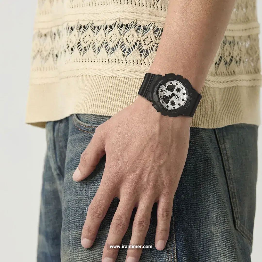 قیمت و خرید ساعت مچی مردانه کاسیو (CASIO) جی شاک مدل GA-100WD-1ADR اسپرت | اورجینال و اصلی