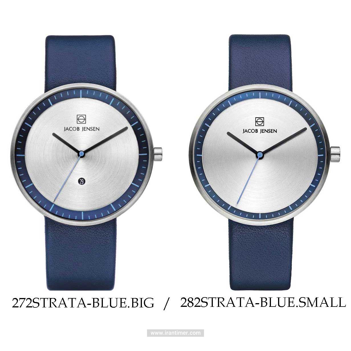قیمت و خرید ساعت مچی زنانه جیکوب جنسن(Jacob Jensen) مدل 282STRATA-BLUE.SMALL کلاسیک | اورجینال و اصلی