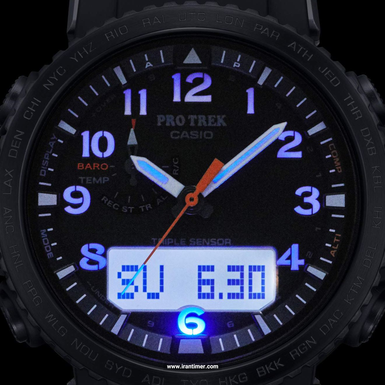 قیمت و خرید ساعت مچی مردانه کاسیو (CASIO) پروترک مدل PRW-50FC-1DR اسپرت | اورجینال و اصلی