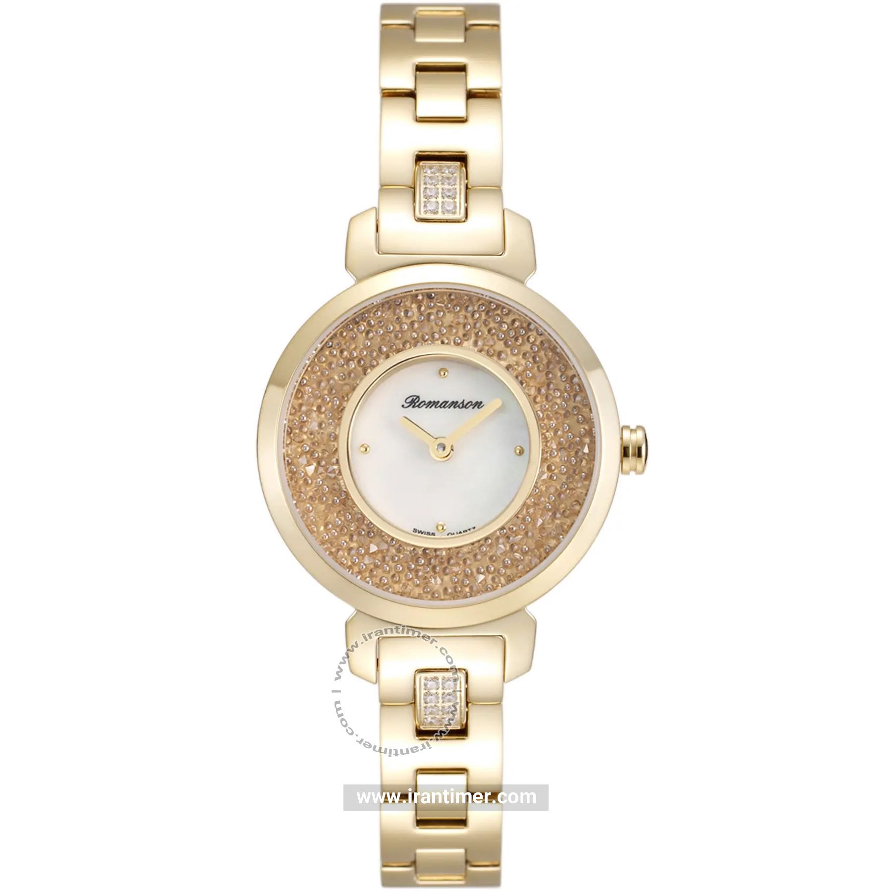 قیمت و خرید ساعت مچی زنانه رومانسون(ROMANSON) مدل RM6A36QLGGM1R1-W فشن | اورجینال و اصلی