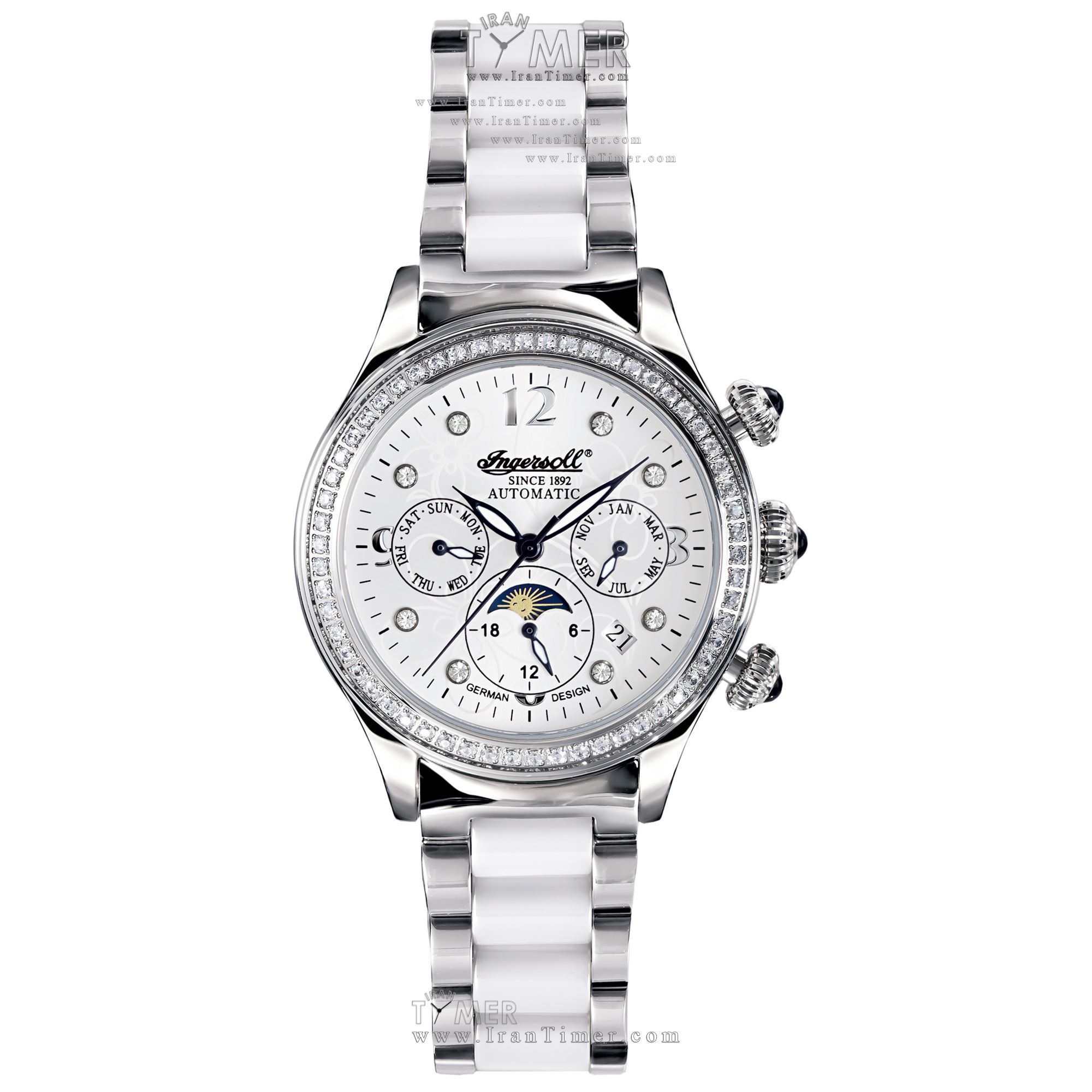 قیمت و خرید ساعت مچی زنانه اینگرسول(INGERSOLL) مدل IN2711WHMB کلاسیک | اورجینال و اصلی