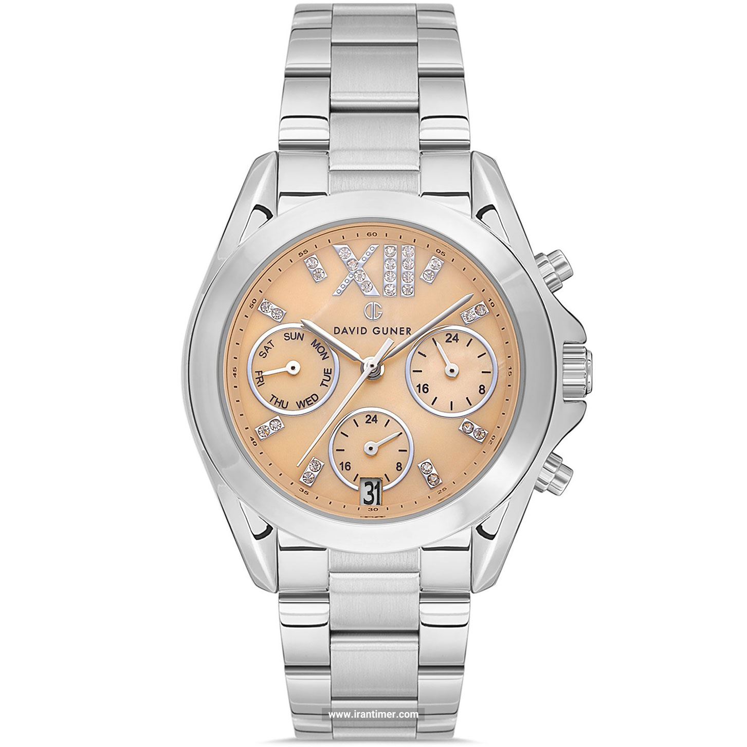 قیمت و خرید ساعت مچی زنانه دیوید گانر(David Guner) مدل DG-8650LA-A16 فشن | اورجینال و اصلی