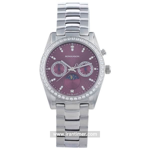 قیمت و خرید ساعت مچی زنانه رومانسون(ROMANSON) مدل RM4210QL1WAF2W-PURPLE فشن | اورجینال و اصلی