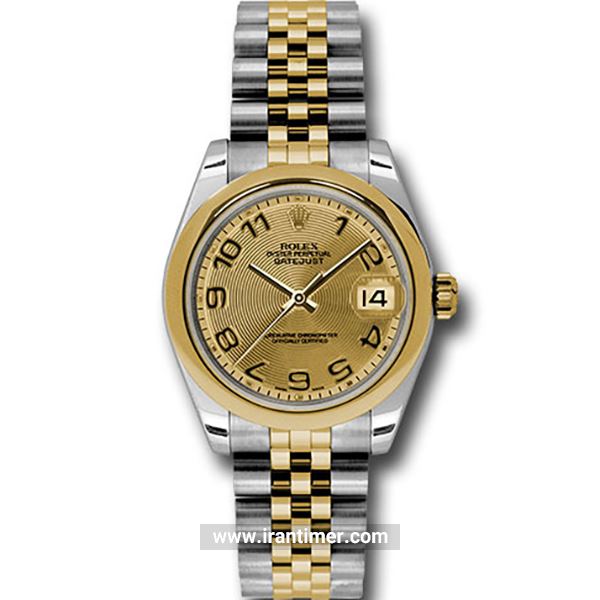 قیمت و خرید ساعت مچی زنانه رولکس(Rolex) مدل 178243 chcaj Gold کلاسیک | اورجینال و اصلی