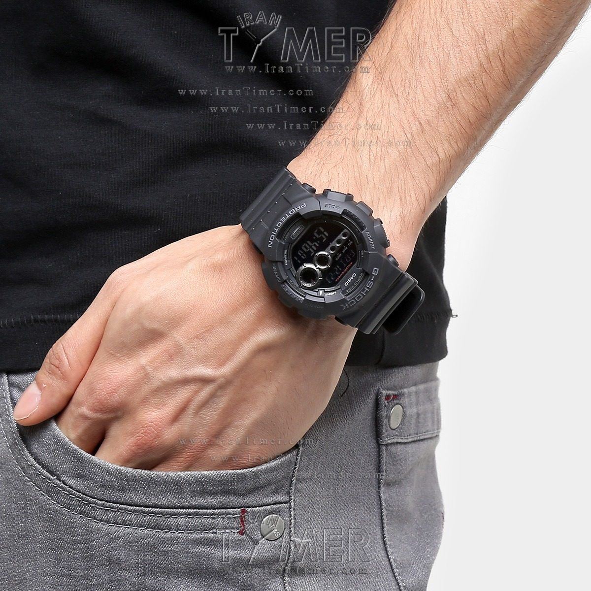 قیمت و خرید ساعت مچی مردانه کاسیو (CASIO) جی شاک مدل GD-100-1BDR اسپرت | اورجینال و اصلی