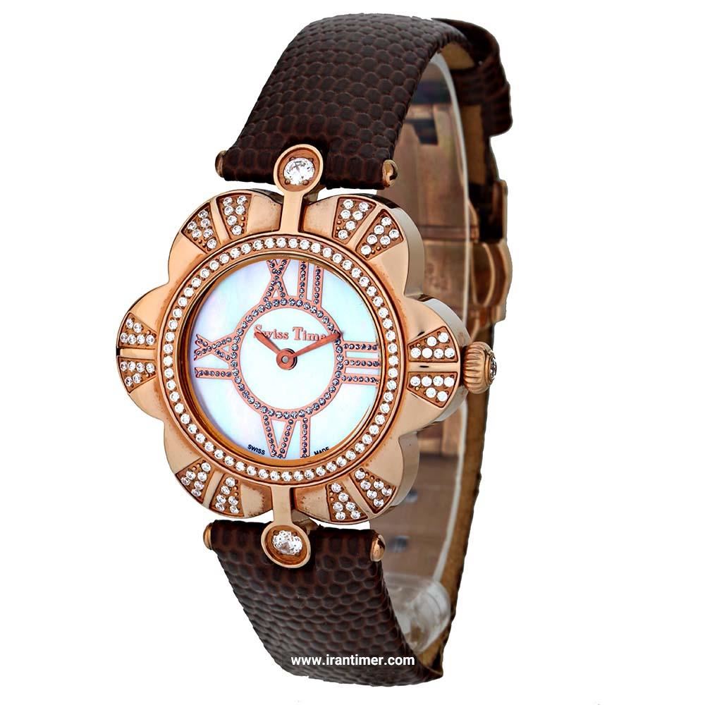 قیمت و خرید ساعت مچی زنانه سوئیس تایم(SWISS TIME) مدل ST 161-RGBrn/Wh فشن | اورجینال و اصلی