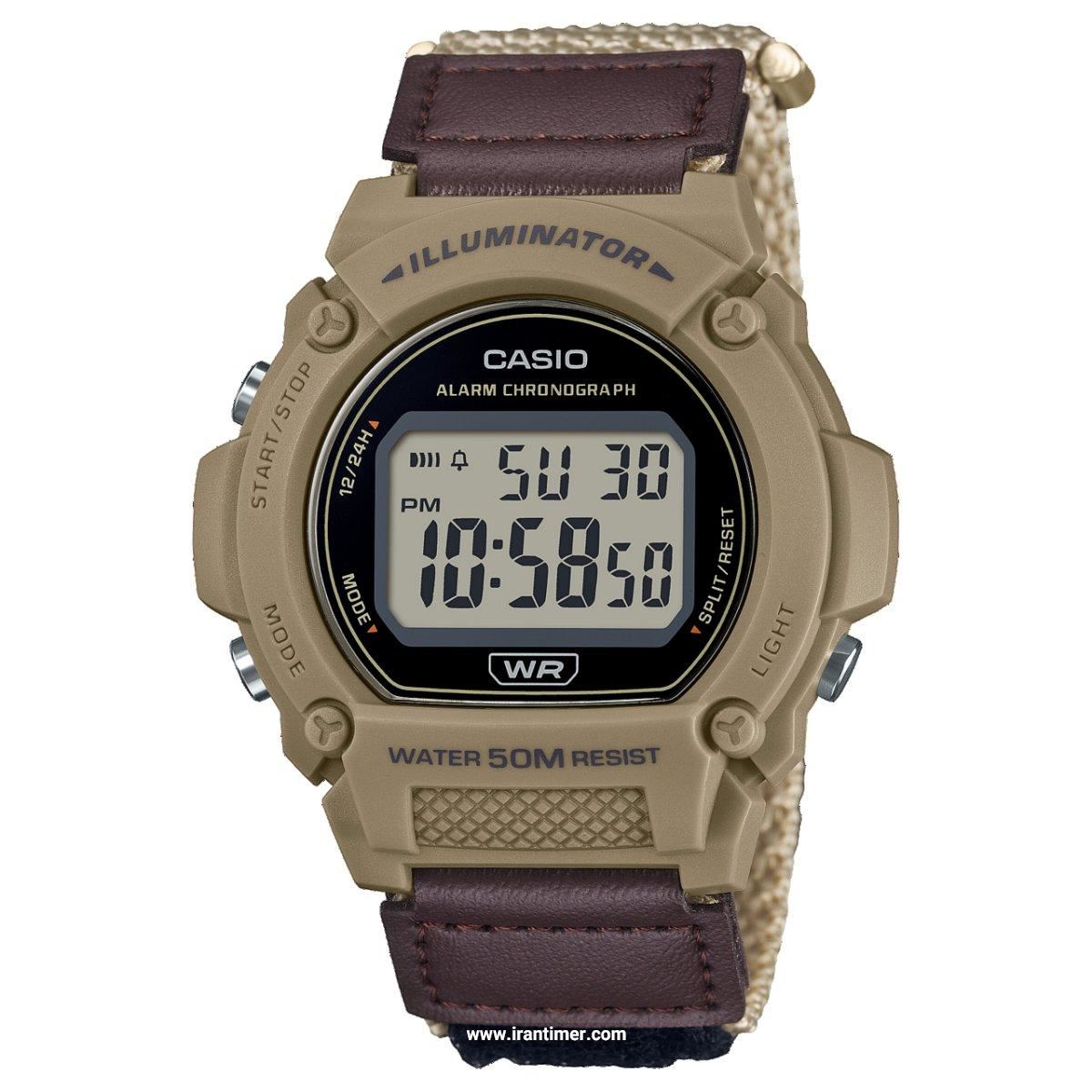 قیمت و خرید ساعت مچی مردانه کاسیو (CASIO) مدل W-219HB-5AVDF اسپرت | اورجینال و اصلی