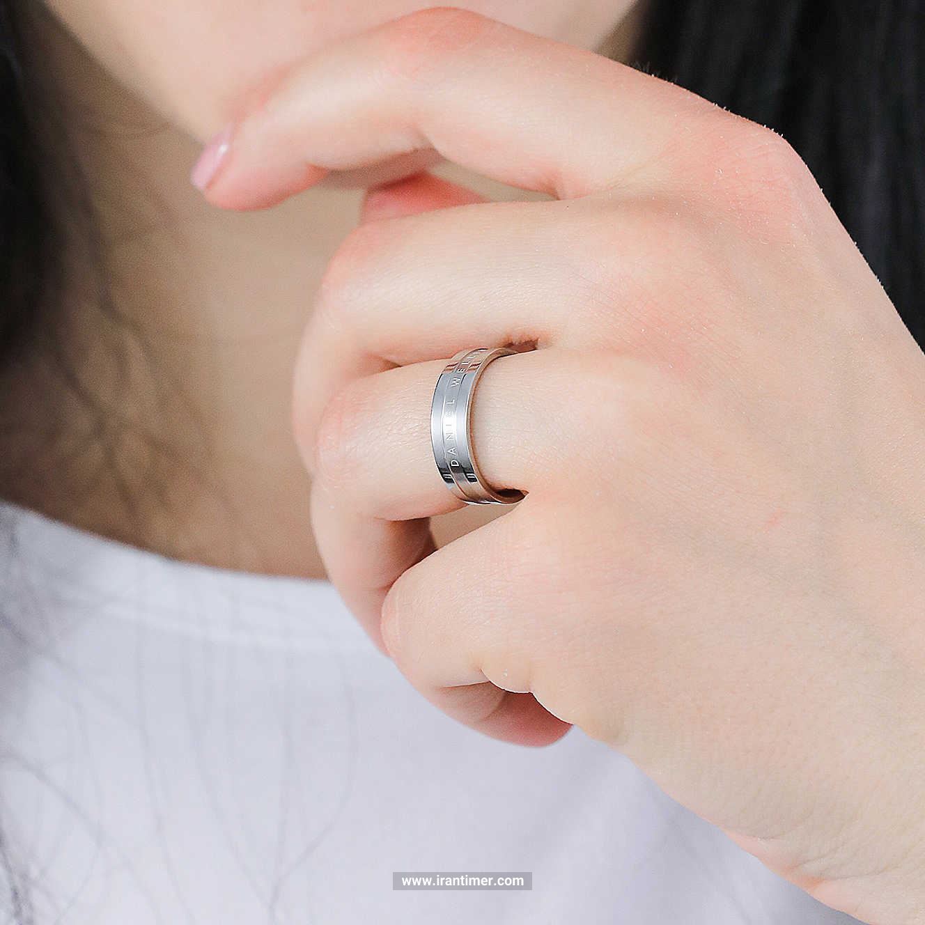 قیمت و خرید حلقه (انگشتر) زنانه دنیل ولینگتون(DANIEL WELLINGTON) مدل DW00400100 کلاسیک | اورجینال و اصلی