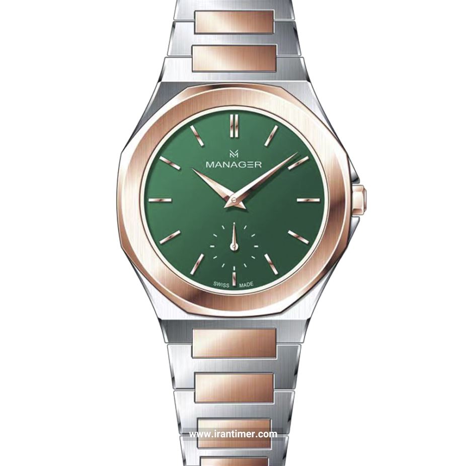 قیمت و خرید ساعت مچی زنانه منیجر(MANAGER) مدل MAN-RP-214-BRM کلاسیک | اورجینال و اصلی