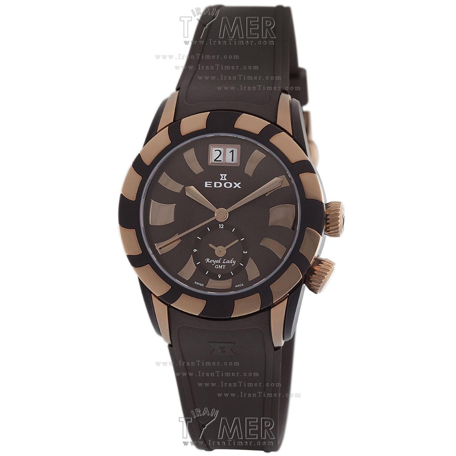 قیمت و خرید ساعت مچی زنانه ادُکس(EDOX) مدل 62005357BRBRIR اسپرت | اورجینال و اصلی