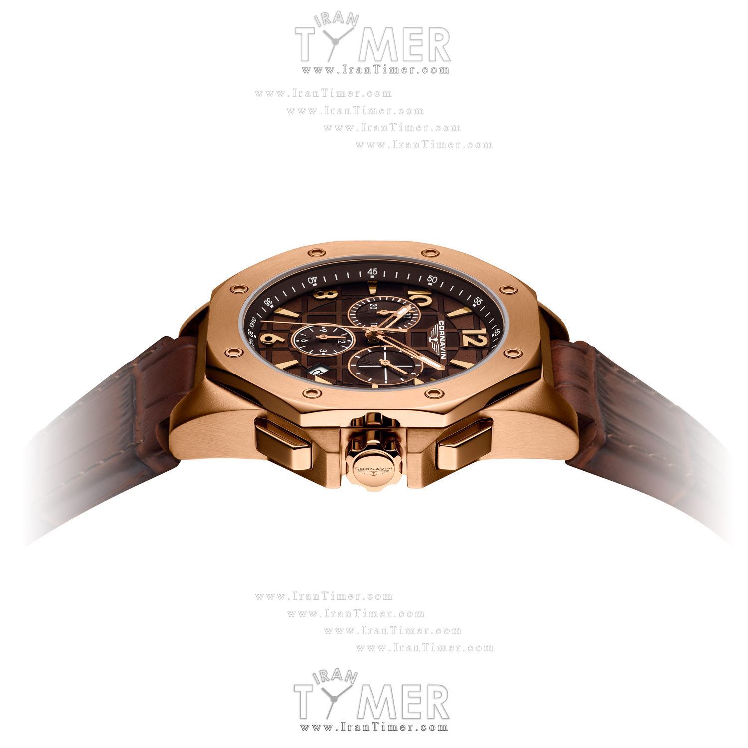 قیمت و خرید ساعت مچی مردانه کورناوین(CORNAVIN) مدل COR2012-2016R کلاسیک | اورجینال و اصلی