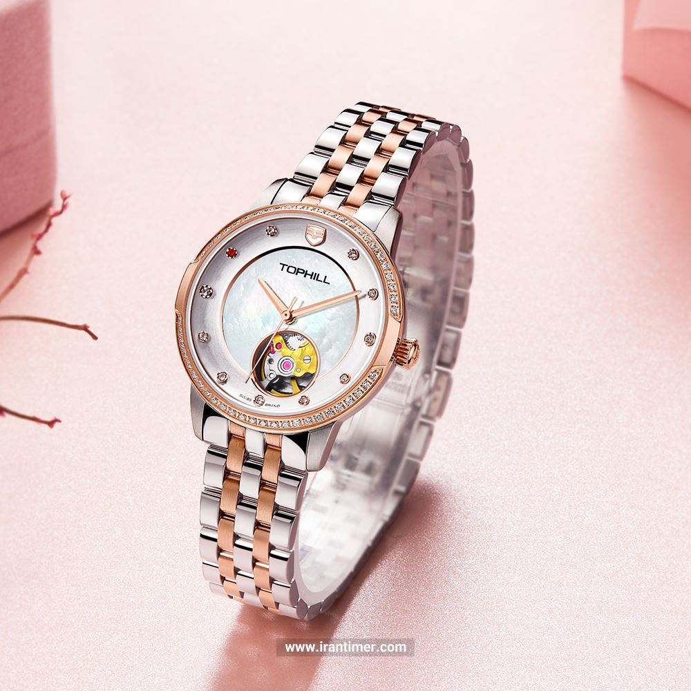 قیمت و خرید ساعت مچی زنانه تاپ هیل(TOPHILL) مدل TE035L.M7238 فشن | اورجینال و اصلی