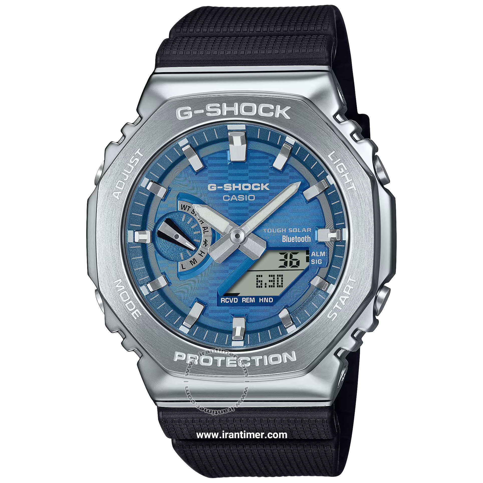 قیمت و خرید ساعت مچی مردانه کاسیو (CASIO) جی شاک مدل GBM-2100A-2BDR اسپرت | اورجینال و اصلی