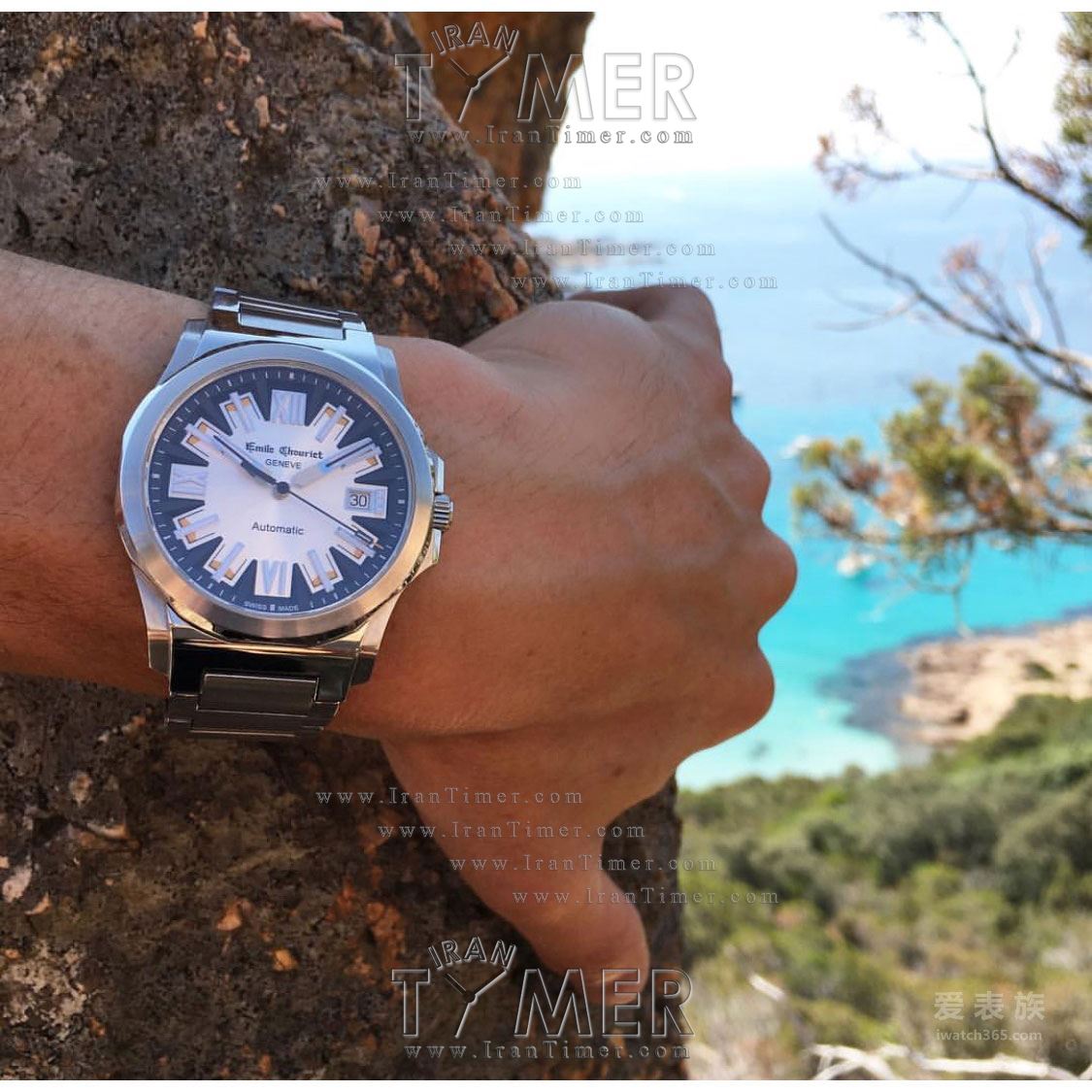 قیمت و خرید ساعت مچی مردانه امیل شوریه(EMILE CHOURIET) مدل 08.1170.G.6.6.08.6 کلاسیک | اورجینال و اصلی