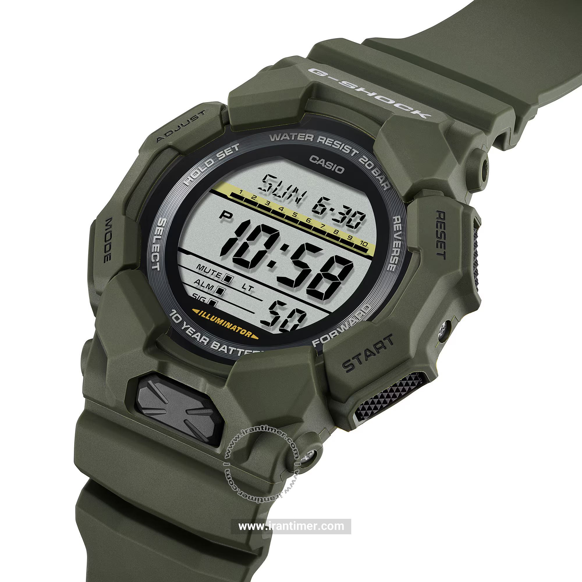 قیمت و خرید ساعت مچی مردانه کاسیو (CASIO) جی شاک مدل GD-010-3DR اسپرت | اورجینال و اصلی