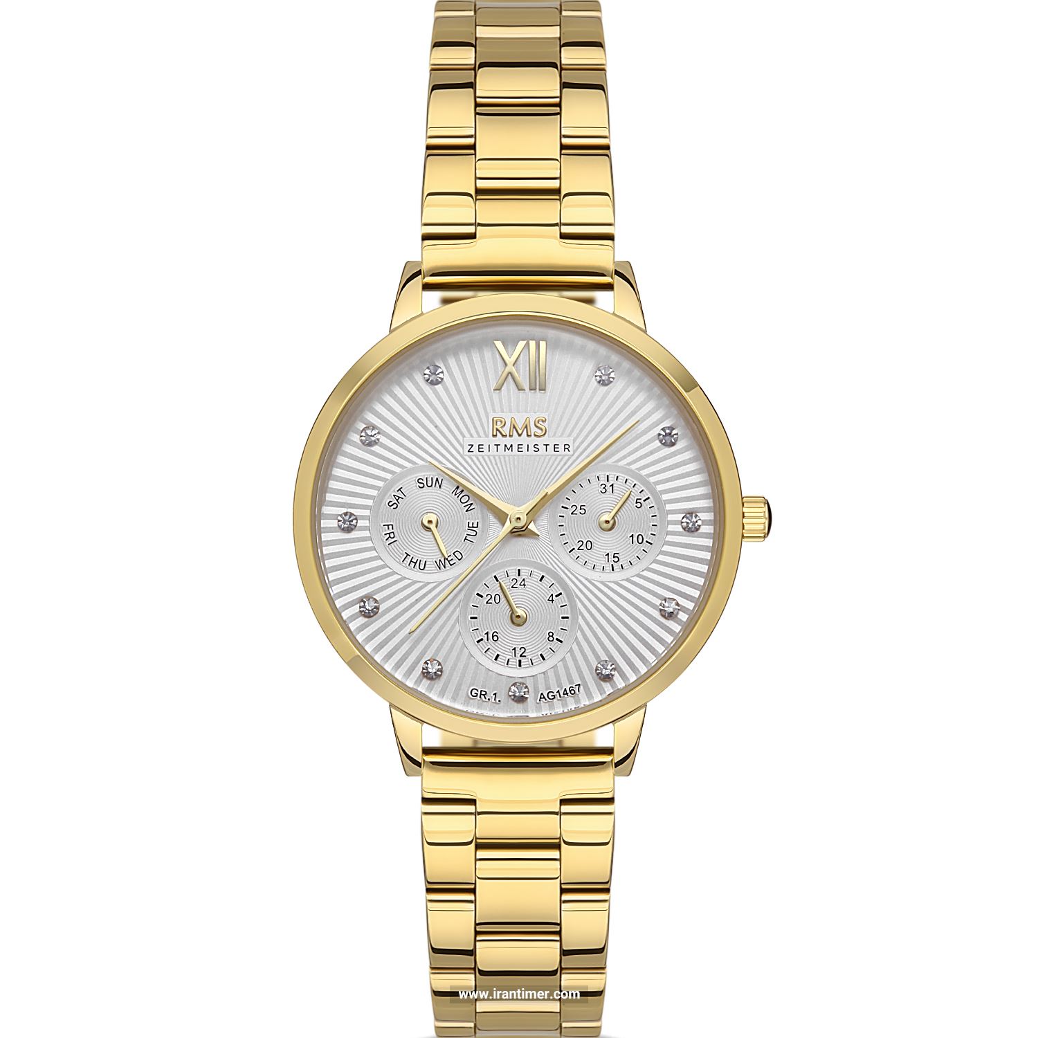 قیمت و خرید ساعت مچی زنانه آر ام اس زیمستر(RMS ZEITMEISTER) مدل GR.1.AG1467.02 کلاسیک | اورجینال و اصلی