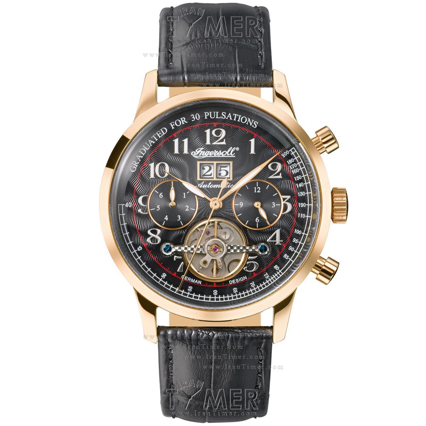 قیمت و خرید ساعت مچی مردانه اینگرسول(INGERSOLL) مدل IN2002GBK کلاسیک | اورجینال و اصلی
