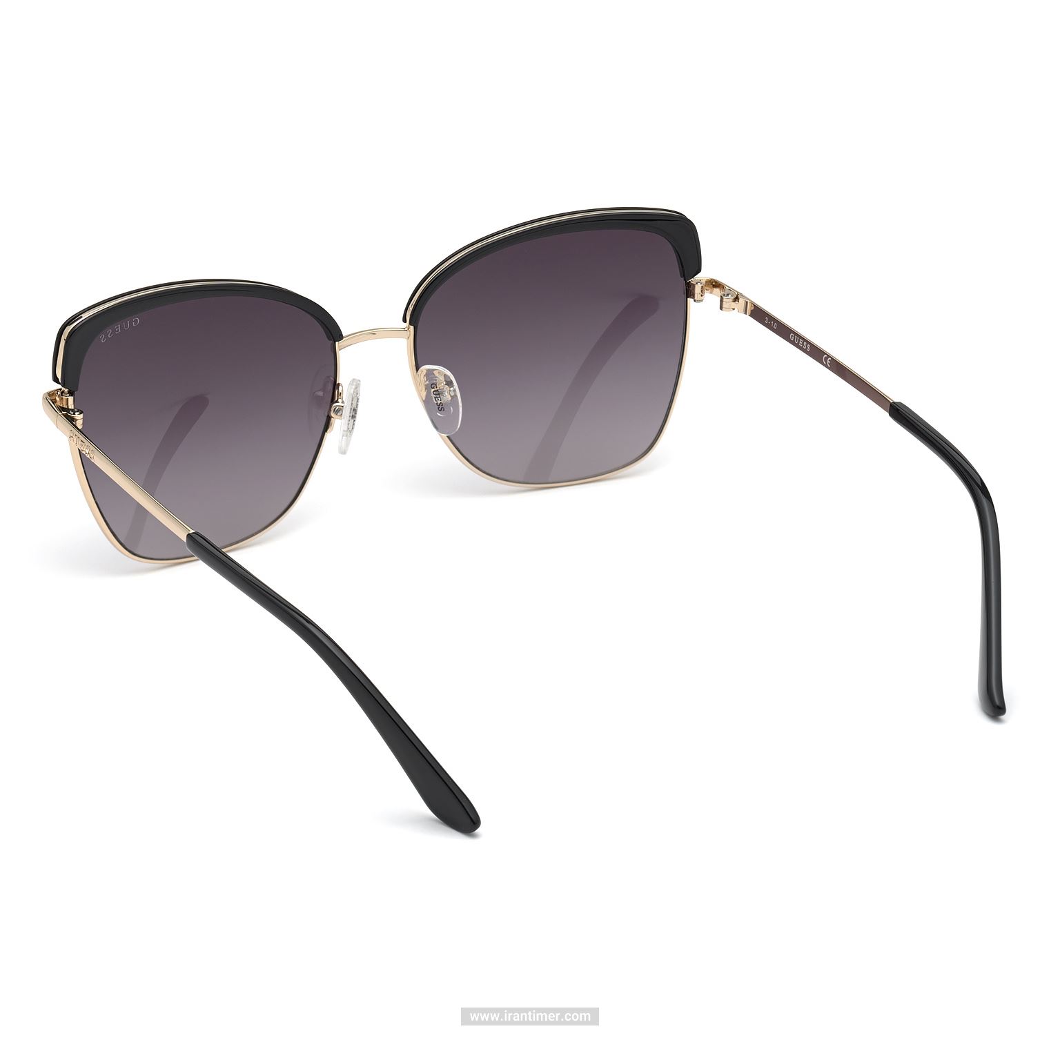 قیمت و خرید عینک آفتابی زنانه کلاسیک (guess) مدل GU 7738 01B 58 | اورجینال و اصلی