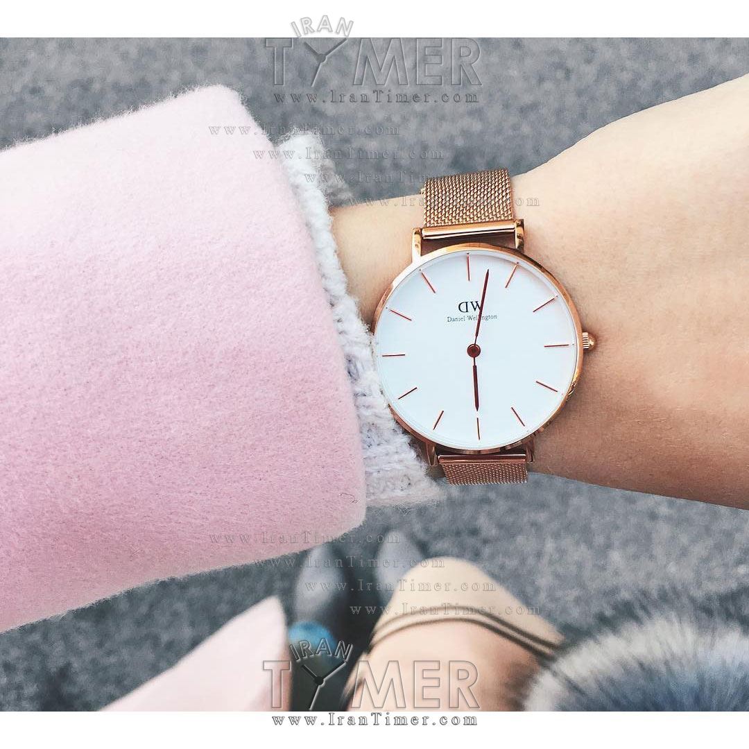 قیمت و خرید ساعت مچی زنانه دنیل ولینگتون(DANIEL WELLINGTON) مدل DW00100163 کلاسیک | اورجینال و اصلی