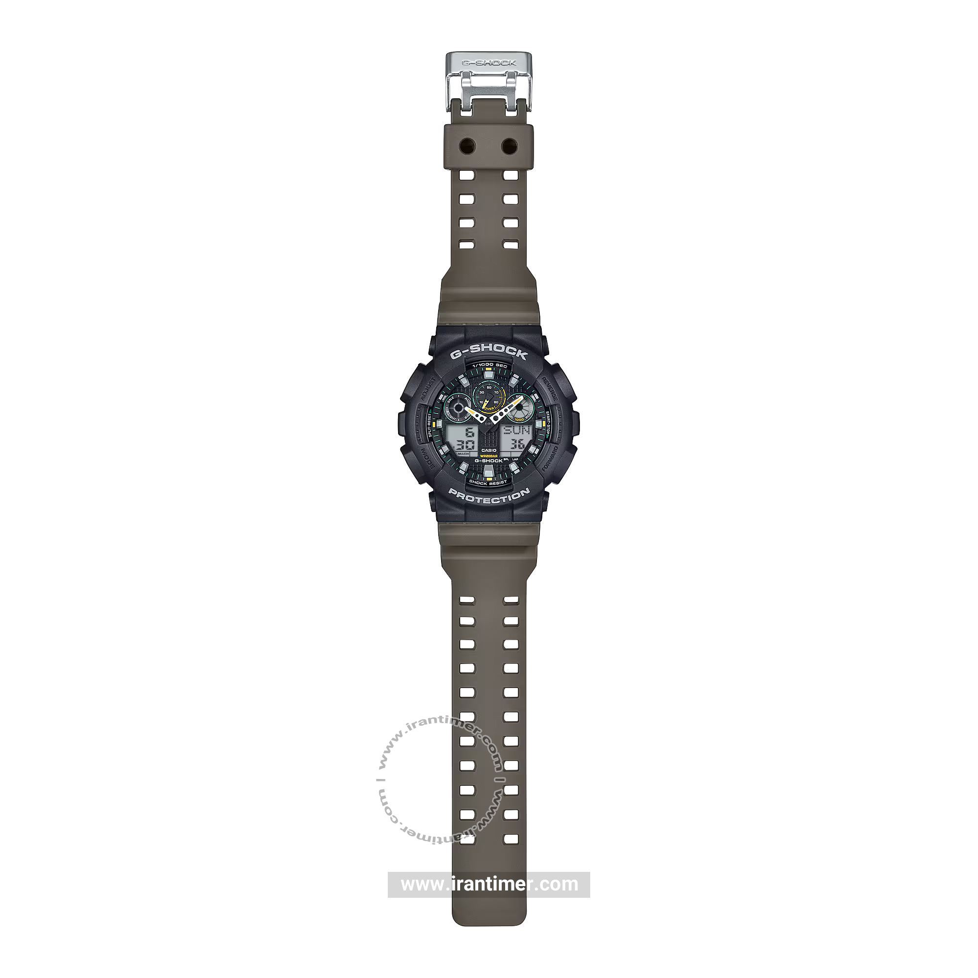 قیمت و خرید ساعت مچی مردانه کاسیو (CASIO) مدل GA-100TU-1A3DR اسپرت | اورجینال و اصلی