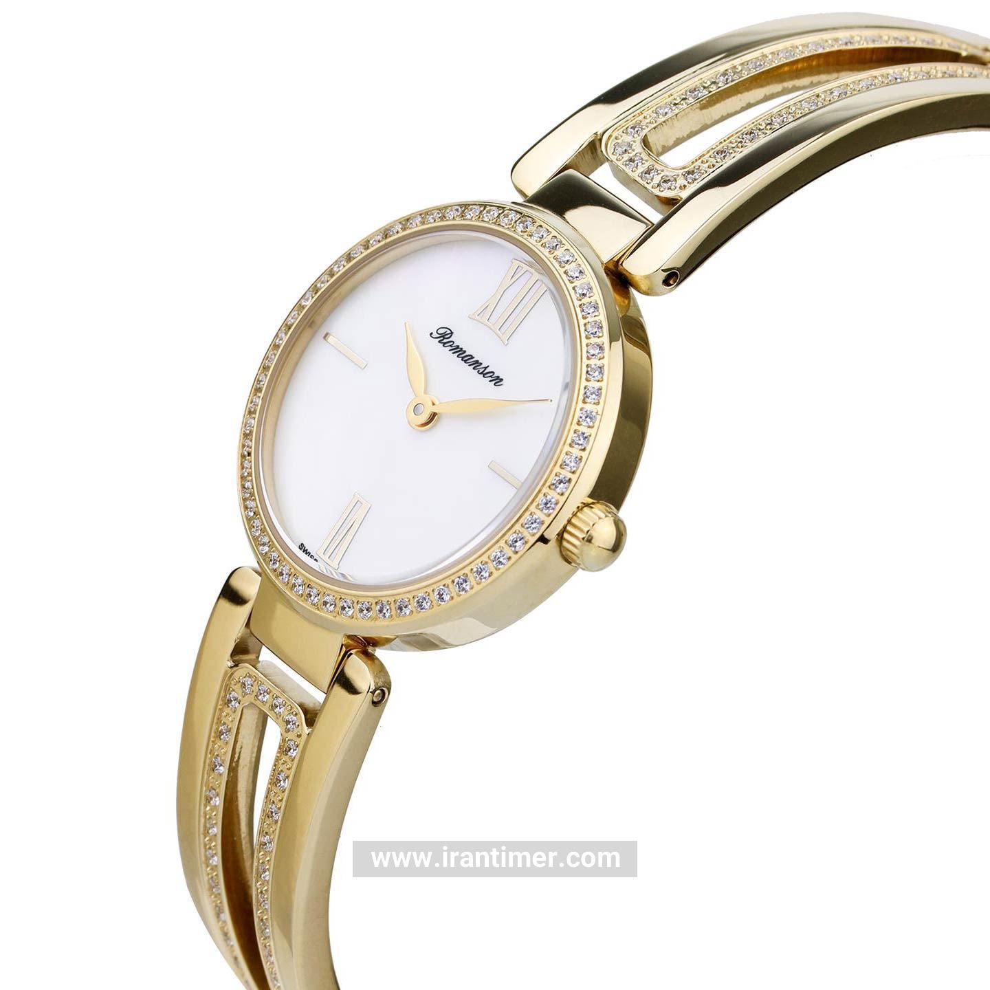 قیمت و خرید ساعت مچی زنانه رومانسون(ROMANSON) مدل RM7A02QLGGM1R1 فشن | اورجینال و اصلی