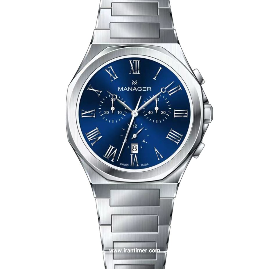 قیمت و خرید ساعت مچی مردانه منیجر(MANAGER) مدل MAN-RS-218-SM کلاسیک | اورجینال و اصلی
